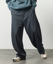 バレルレッグ ワイドスラックス