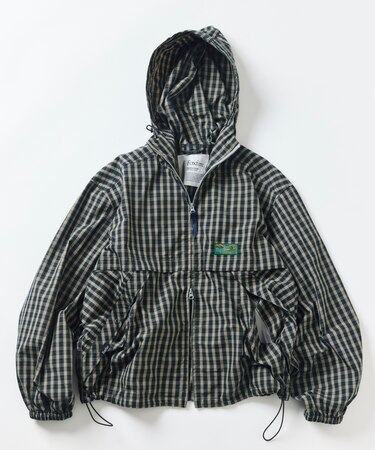 Foxfire × FREAK'S STORE 別注 チェック フード ジップシャツジャケット
