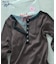 別注 Panel rib Henley Long Sleeve T-shirt