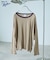 別注 Light Panel Rib Crew Long Sleeve Tee
