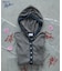 別注 Panel Rib Hoodie Cardigan