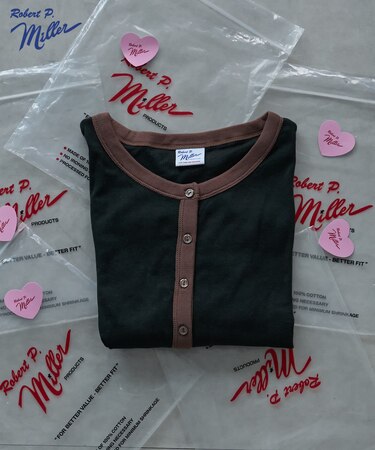 別注 Light Panel Rib ColorScheme Cardigan