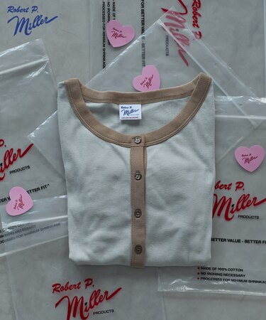 別注 Light Panel Rib ColorScheme Cardigan