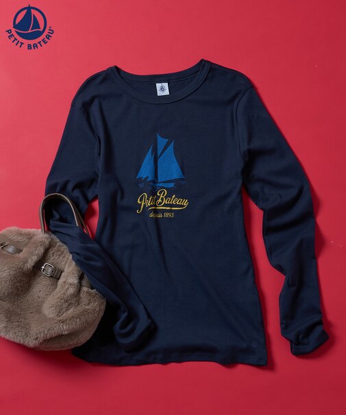 別注 プリントロングスリーブTシャツ