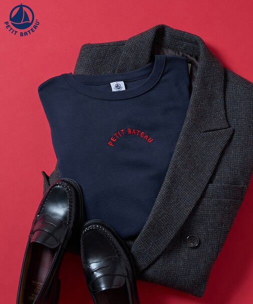 別注 ミニロゴ刺繍 ロングスリーブTシャツ
