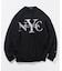 リラックスフィット NYCロゴ クルーネックスウェット
