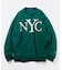 リラックスフィット NYCロゴ クルーネックスウェット