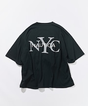 リラックスフィット NYCロゴ クルーネックTシャツ