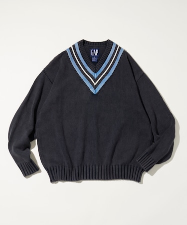 【9月17日12:00販売開始】GAP × FREAK'S STORE SCHOOL CRICKET SWEATER
