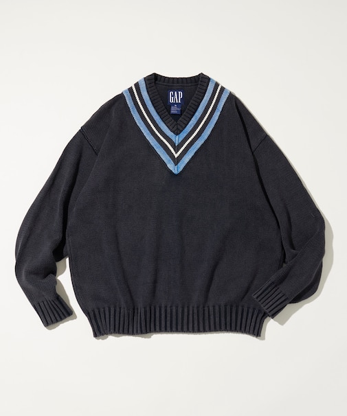 【9月17日12:00販売開始】GAP × FREAK'S STORE SCHOOL CRICKET SWEATER