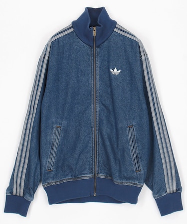 FIREBIRD ADICOLOR DENIM TRACK TOP  - Medium Vintage Denim