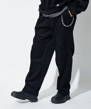 別注 SMU PT-38 SETUP 2TUCK CORDUROY WIDE PANTS