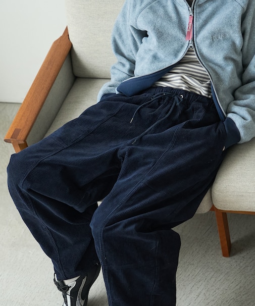 コーデュロイバルーンパンツ