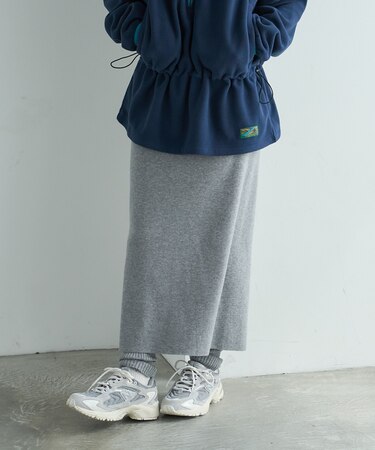 ニット レギンス付きスカート