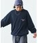 リラックスフィット フラッグロゴ ヘムコード ロングスリーブ ポケットTシャツ