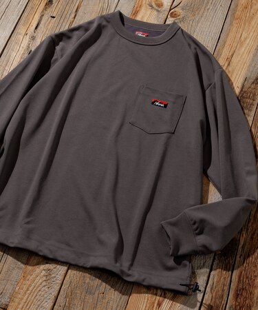 NANGA × FREAK'S STORE 別注 neo-PRO スピンドル ポケット ロングスリーブTシャツ/日本製/遮熱/UVカット/吸水速乾