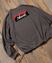 NANGA × FREAK'S STORE 別注 neo-PRO スピンドル バックプリント ロングスリーブTシャツ/日本製/遮熱/UVカット/吸水速乾