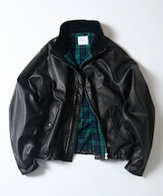 LEATHERETTE SWING TOP JACKET