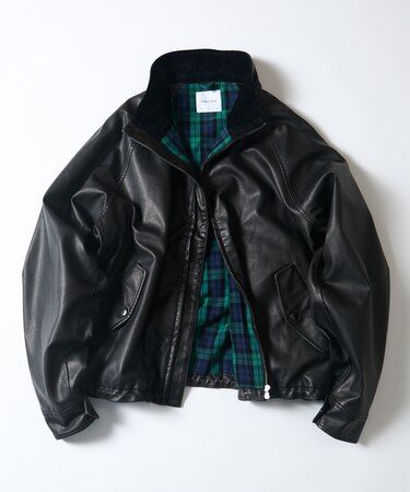 LEATHERETTE SWING TOP JACKET