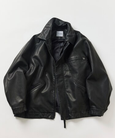 LEATHERETTE WORK JACKET
