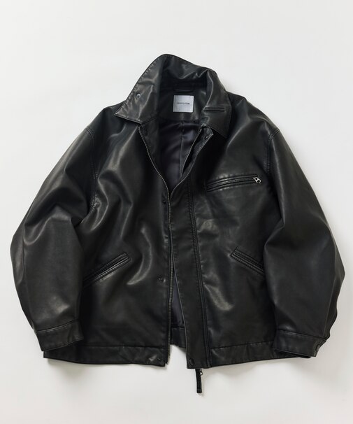 LEATHERETTE WORK JACKET