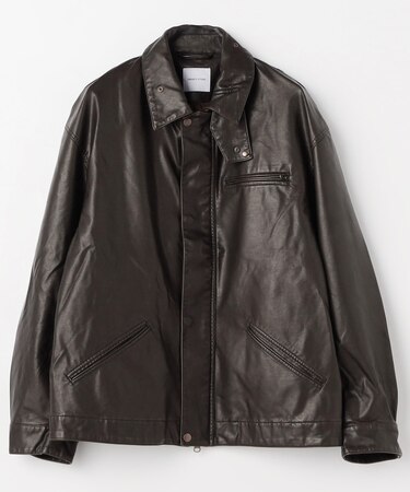 LEATHERETTE WORK JACKET