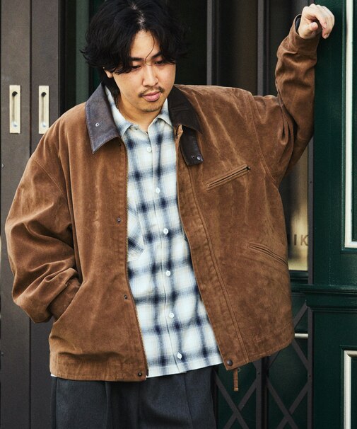 LEATHERETTE WORK JACKET
