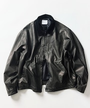 LEATHERETTE TRACKER JACKET