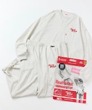 SAUVENIR×FREAK'S STORE 別注 L/S KANNAIGI by Healthknit 裏毛セットアップ