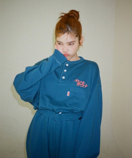 SAUVENIR×FREAK'S STORE 別注 L/S KANNAIGI by Healthknit 裏毛セットアップ
