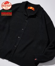 RED KAP × FREAK'S STORE 別注 ガーター編み ソリッド バルキー シャツカーディガン