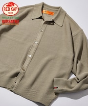 RED KAP × FREAK'S STORE 別注 ガーター編み ソリッド バルキー シャツカーディガン