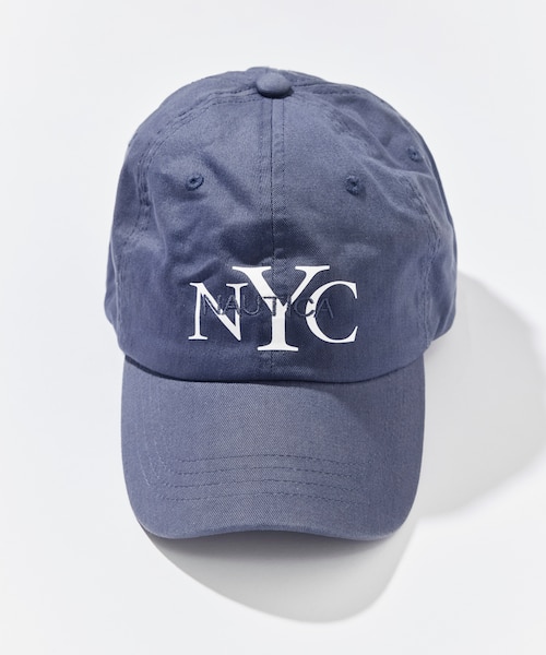 denham N.Y.C. ネイビー ベースボールキャップ NYCロゴ ツイル ベースボールキャップ｜フリークスストアの通販｜&mall