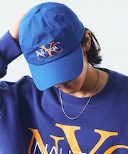 NYCロゴ ツイル ベースボールキャップ