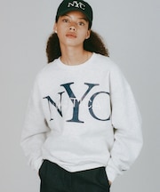 NYC ロゴクルーネック スウェット