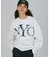 NYC ロゴクルーネック スウェット
