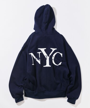 NYC ロゴZIP HOODIE