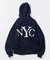 NYC ロゴZIP HOODIE