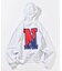 カレッジラバープリントPULLOVER HOODIE