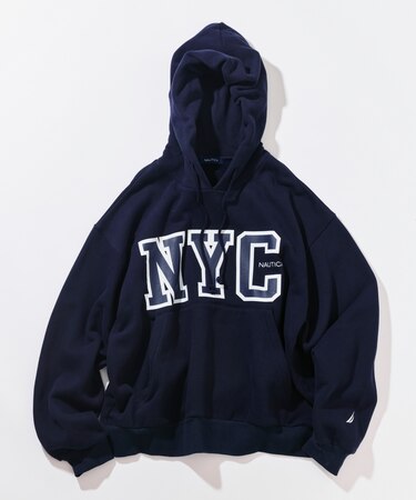 カレッジラバープリントPULLOVER HOODIE