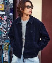リラックスフィット パデット コーデュロイブルゾン