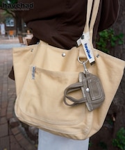 BAG チャーム付き トートバッグ