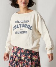 ボートネック2WAYスウェット