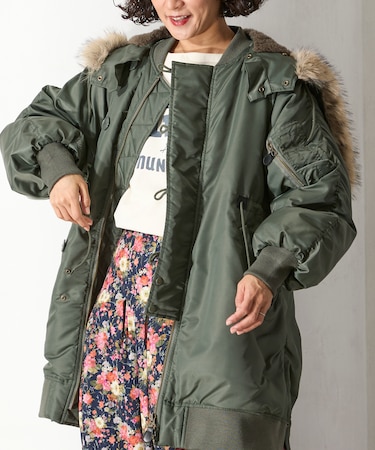 N-2B  A-Line LongJacket