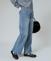 USAコットン ブーツカットデニムパンツ