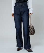 USAコットン ブーツカットデニムパンツ