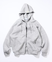 Reebok × NAUTICA ダブルネーム アーチロゴ ダンボール ジップアップ スウェットフーディ/ジップパーカー