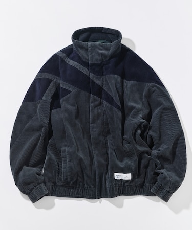 Reebok × NAUTICA ダブルネーム コーデュロイブルゾン/トラックトップ