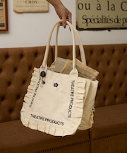 別注 FRILL CANVAS TOTE