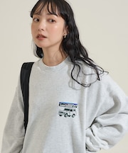 ランクル ワッペンデザイン クルーネックスウェット/ランドクルーザー